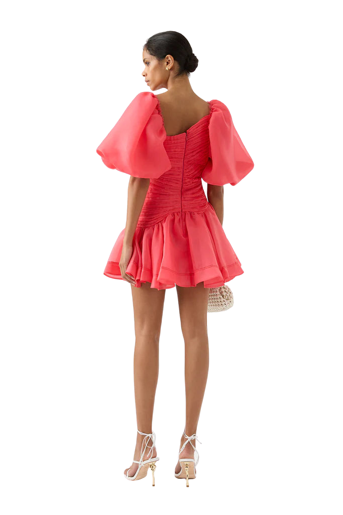 Aje florentine mini dress pink hotsell